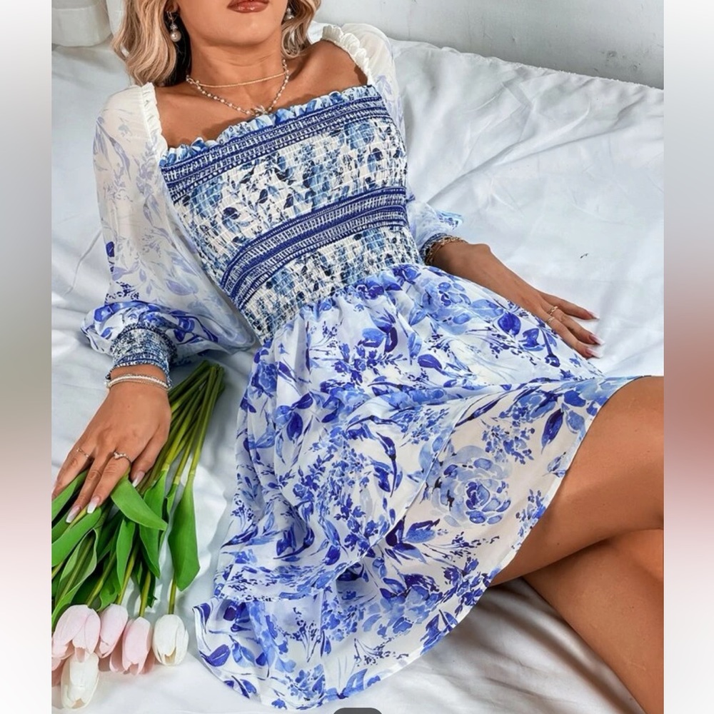 Babydoll floral dress